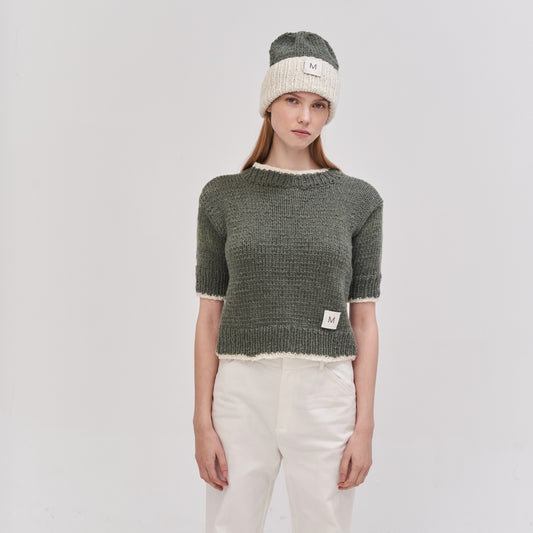 TWO TONE PULLOVER I MON MARGIN